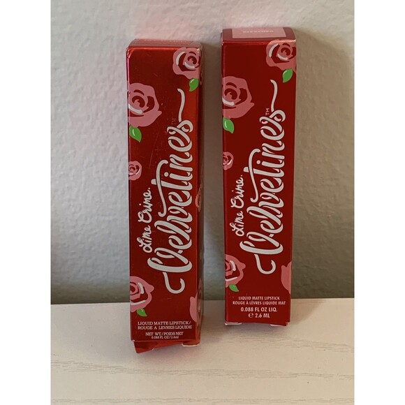2X Lime Crime Velvetines BLEACHED Liquid Matte Lipstick 2.6 mL .088 oz Vegan Set - Picture 1 of 3